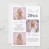 Wildflowers Graduation Photo Invitation (Dos)