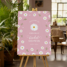 Wildflowers Greenery Garden Bridal Shower Welcome
