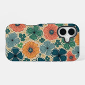 Wildflowers Harmonious Tones iPhone 16 Hoesje (Achterkant horizontaal)