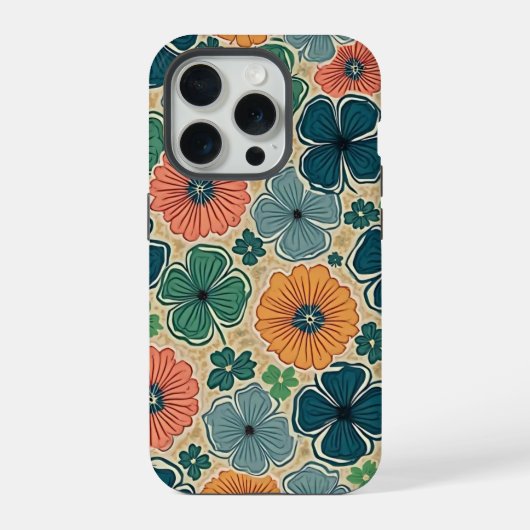 Wildflowers Harmonious Tones iPhone Hoesje (Achterkant)