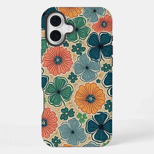 Wildflowers Harmonious Tones iPhone Hoesje (Achterkant)