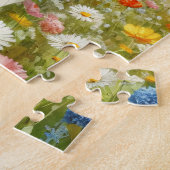 Wildflowers Holstein Dairy Koe Legpuzzel (Zijkant)