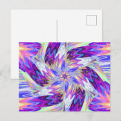 WILDFLOWERS IN Briefkaart PASTELS 1 (Voorkant / Achterkant)