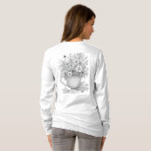 Wildflowers in Patterned Teacup T-shirt (Achterkant volledig)