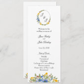 Wildflowers in Primary Colors-programma Programma (Voorkant / Achterkant)