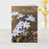 wildflowers in woods kaart (Gele Bloem)