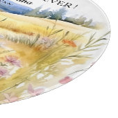 Wildflowers Landschap Beste Chef Ooit Gift Snijplank (Hoek)