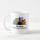 Wildflowers Leraren Waardering, aangepaste leraar Koffiemok (Links)