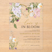 Wildflowers Love is in Bloom Shower Invitation (Recto)