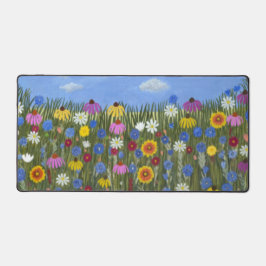 Wildflowers met madeliefjes bureaumat