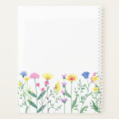 Wildflowers Persoonlijke scriptnaam Planner (Achterkant)