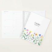 Wildflowers Persoonlijke scriptnaam Planner (Display)