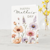 Wildflowers Pressed Kaart (Gele Bloem)