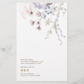 Wildflowers prijslijst flyer (Achterkant)