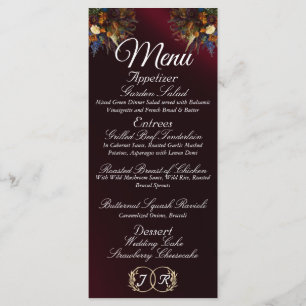 Wildflowers & Ribbon - Bourgondische bruiloft Menu