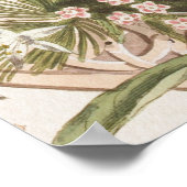 Wildflowers Seating Chart Vintage Wedding Poster (Hoek)