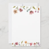 Wildflowers Tafel Zitkaart Kaarten (Achterkant)