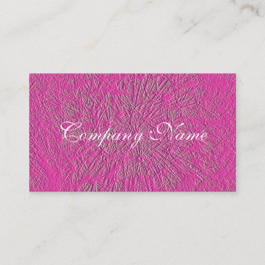 WILDFLOWERS VISITEKAARTJE (Voorkant)