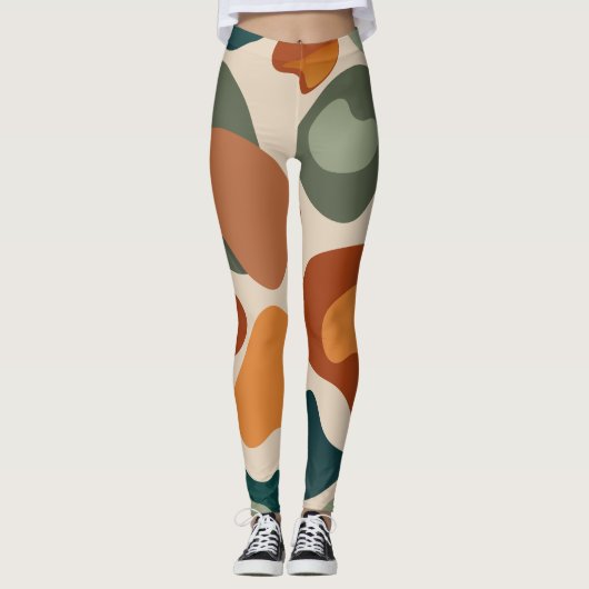 wildhouten camouflage leggings (Voorkant)