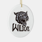 Wildkatten Keramisch Ornament (Rechts)