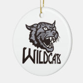 Wildkatten Keramisch Ornament (Links)