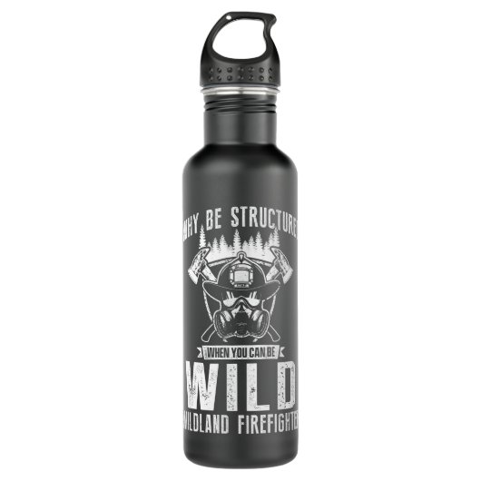 Wildland brandweerman waterfles  (Voorkant)