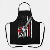 Wildland Firefighter Chainzaag Red Line American F Schort (Voorkant)