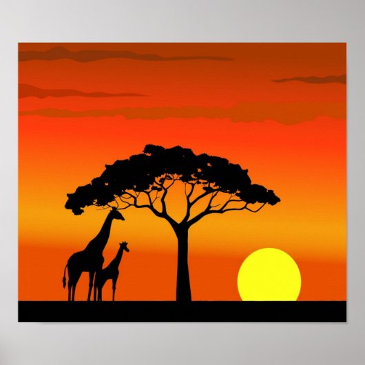 Wildlife Afrika Poster (Voorkant)