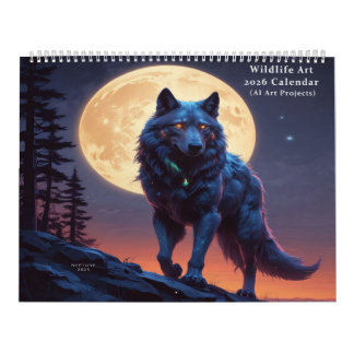 Wildlife AI Digital Art Kalender