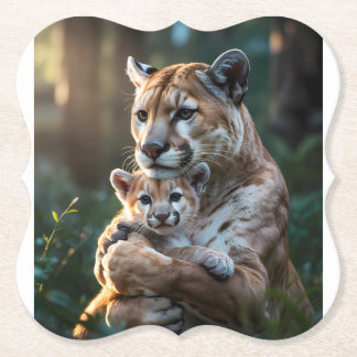  Wildlife Animal Coaster, Safari Home Decor. Kartonnen Onderzetters