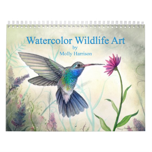 Wildlife Art Calendar beroemd gemaakt door Molly H Kalender (Hoes)