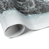 Wildlife Buffalo Sneeuwfoto Cadeaupapier (Rol Hoek)