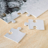 Wildlife Buffalo Sneeuwfoto Legpuzzel (Zijkant)