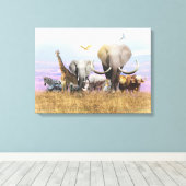 Wildlife Canvas Afdruk (Insitu (Houten vloer))