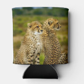 Wildlife Cheetah Foto Blikjeskoeler (Achterkant)