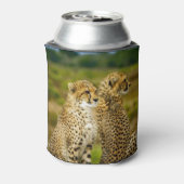 Wildlife Cheetah Foto Blikjeskoeler (Blikje Achterkant)