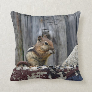 Wildlife Chipmunk Animal Photo Kussen