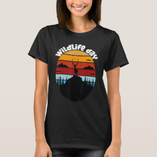 Wildlife day quote natuur wildlife t-shirt