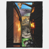 Wildlife Fleece Deken (Voorkant)