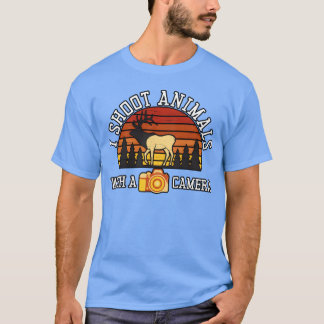 Wildlife Fotograaf Ik Fotografeer Dieren Met Camer T-shirt