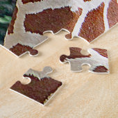 Wildlife Giraffe Foto Legpuzzel (Zijkant)