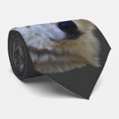 Wildlife Grey Wolf Animal-lover-ontwerp Stropdas (Opgerold)