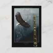 Wildlife Grey Wolf Animal-lover-ontwerp Visitekaartje (Achterkant)