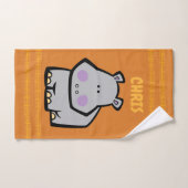 Wildlife Hippo Bath Towel Set Bad Handdoek (Handdoek)