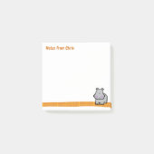 Wildlife Hippo Post-it Notes (Voorkant)