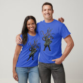 Wildlife Interactie van Helm Diver en Octopus T-shirt (Unisex)
