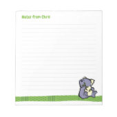 Wildlife Koala Note Pad Notitieblok (Voorkant)