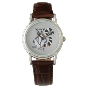 Wildlife - Koele Ringstaartmakreel - Primaat Horloge