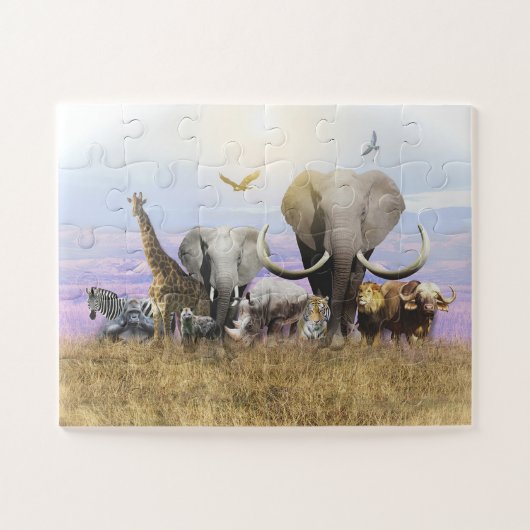 Wildlife Legpuzzel (Horizontaal)