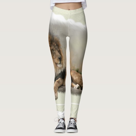 Wildlife Lion Lover Leggings (Voorkant)